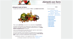 Desktop Screenshot of alimentiferro.it